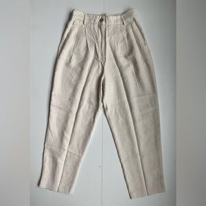 H&M Cream Casual Pants Women’s size 6
